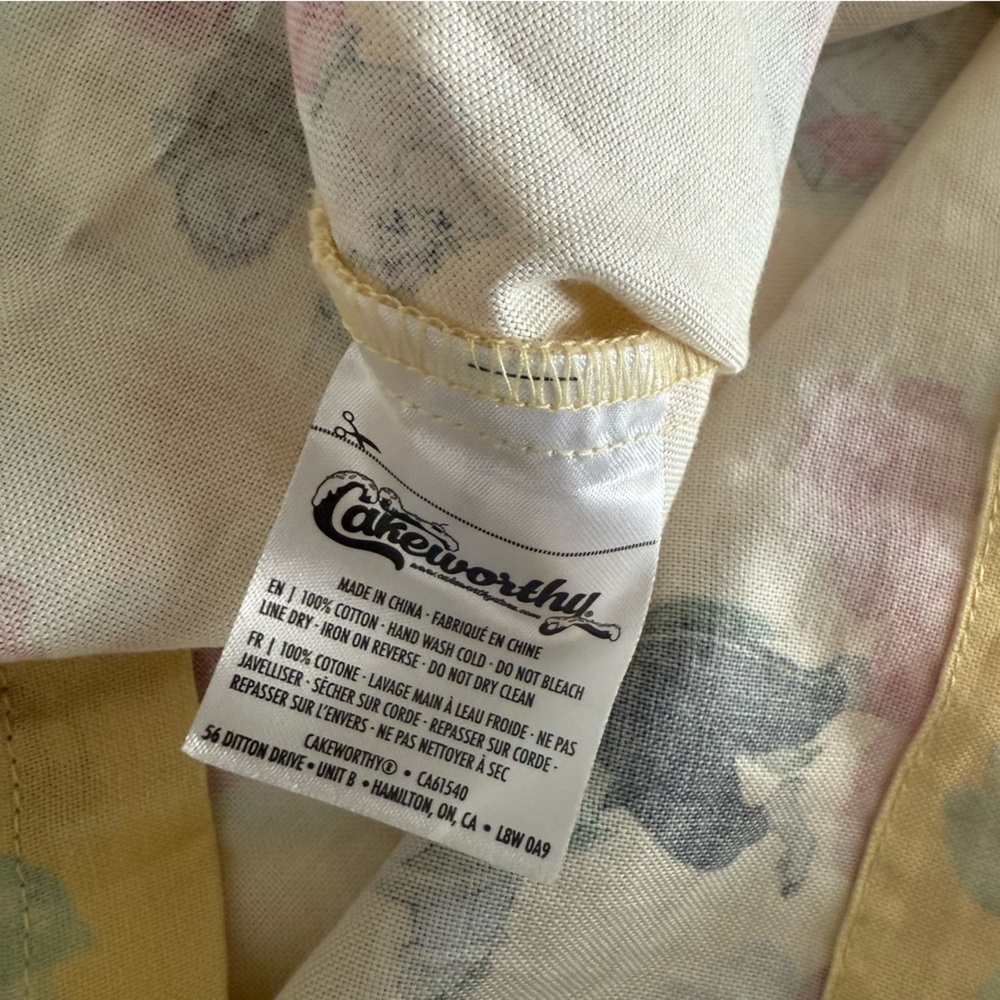 Women's Disney x Cakeworthy Beauty and the Beast Puffy Sleeve Dress size M NWT - Picture 7 of 11